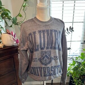 Columbia University Gray Crewneck Sweater